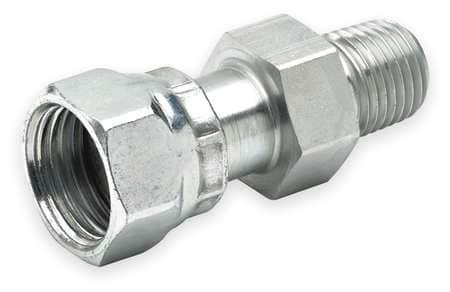 PARKER 6-6 F6L-S 3/8" TUBE OD X 3/8-18 NPTF STEEL COMPRES