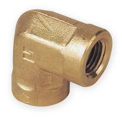 PARKER 6-6 FE-B FEMALE ELBOW 90 DEG BRASS 3/8 IN. FNPT