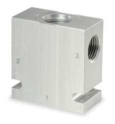 PARKER B10-3-8T VALVE BASE 3/4-16 SAE STEEL 10-3 CAVITY