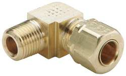 PARKER L269CA-6-4 ELBOW 90 LL BRASS COMPXM 3/8INX1/4IN