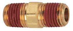 PARKER VS216P-8-6 REDUCER NIPPLE BRASS 1/2 IN X 3/8 IN.