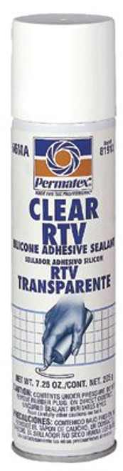 PERMATEX 81913 #66 CLEAR SILICONE ADHESIVE SEALANT 7.25