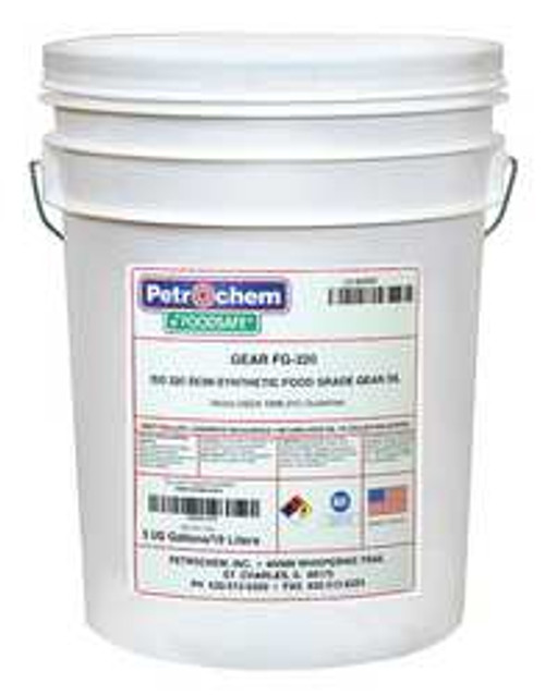 PETROCHEM FOODSAFE GEAR FG-320-005 FOOD GRADE SEMISYN GEAR OIL ISO 320