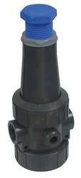 PLAST-O-MATIC PRHM050V-PV PRESSURE REGULATOR 1/2 IN 5 TO 125 PSI