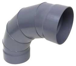 PLASTIC SUPPLY PVCEC12 ELBOW PVC 90 DEGREE 1-1/2 RADIUS 12 IN.