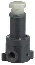 PLAST-O-MATIC RVT075V-PV PRESSURE RELIEF VALVE 3/4IN 5 TO 100 PSI