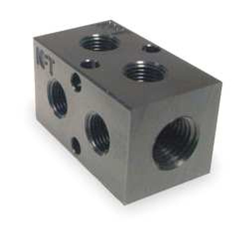 PNEUMADYNE INC M10-125-2-90 MANIFOLD 90 METAL NPT 1/4 IN. 1/8 IN.