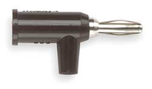 POMONA 1825-0-G/10P BANANA PLUG BLACK PK10