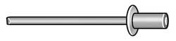 POP AD68H200 BLIND RIVET 3/16 DIA 0.705 L PK250