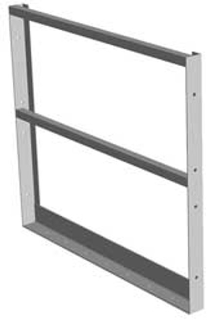 PORTA-KING PK-GR-RAIL-4 GUARD RAIL H 42 IN W 3 3/4 FT L 4 FT