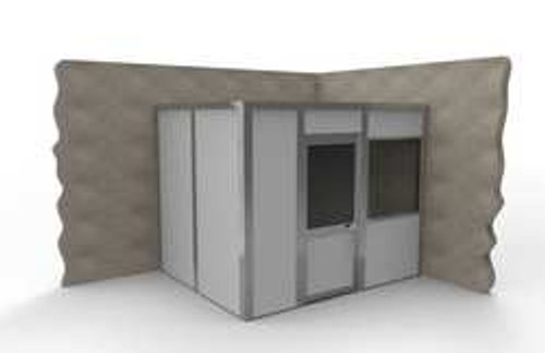 PORTA-KING VK1STL 8'x10' 2-Wall D5491 MODULAR INPLANT OFFICE 2-WALL 8X10