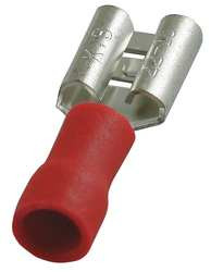 POWER FIRST 4FRE4 FEMALE DISCONNECT RED 22 TO 16 AWG PK100