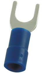 POWER FIRST 4FRH4 FORK TERMINAL BLUE 16 TO 14 AWG PK100