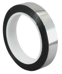 TAPECASE 15D350 METALIZED FILM TAPE SILVER 1/2IN X 72YD
