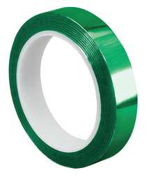 TAPECASE 15D381 METALIZED FILM TAPE GREEN 1/4IN X 72YD