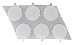 TAPECASE 16U775 DOUBLE SIDED TAPE SHAPES WHITE PK25