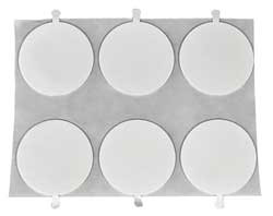 TAPECASE 16U780 DOUBLE SIDED TAPE SHAPES BLACK PK25