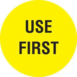 TAPECASE 16U827 D6073 INVENTORY CONTROL LABEL 2 IN H PK 