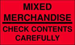 TAPECASE 16U891 SHIPPING LABELS 5 IN W PAPER PK500