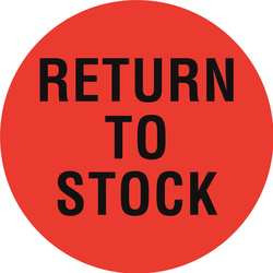 TAPECASE 16U941 D6077 INVENTORY CONTROL LABEL RED PK 100