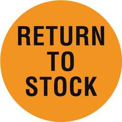 TAPECASE 16U943 D6077 INVENTORY CONTROL LABEL ORANGE PK 