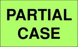 TAPECASE 16V024 SHIPPING LABELS 5 IN W BLACK/GREEN PK50