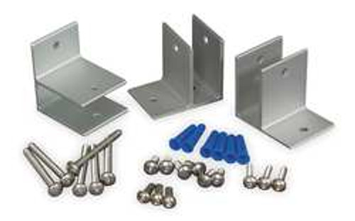 GLOBAL STEEL 1FBY4 WALL PANEL BRACKET FOR POLYMER PARTITION