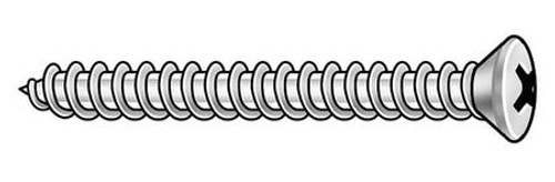VERTEX FASTENERS 1WB69 METAL SCREW OVAL #8 2 IN L PK 100 VERTEX FASTENERS 1WB69 METAL SCREW OVAL #8 2 IN L PK 100