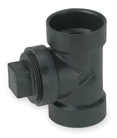 MUELLER INDUSTRIES 1WJG5 CLEANOUT TEE W/PLUG 2 IN FNPT X HUB