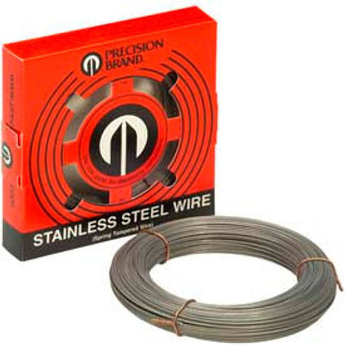 PRECISION BRAND 29072 .072" STAINLESS STEEL WIRE 78' PER LB PRECISION BRAND 29072 .072" STAINLESS STEEL WIRE 78' PER LB