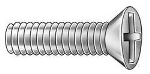 VERTEX FASTENERS 2AB99 MACH SCR FLAT SS 10-32X1 L PK100