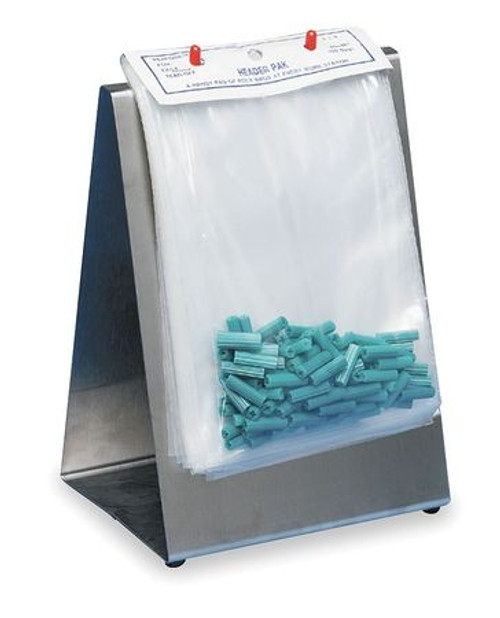 ELKAY PLASTICS CO 2EWH3 POLY HEADER BAG STAND 9-1/4 IN W