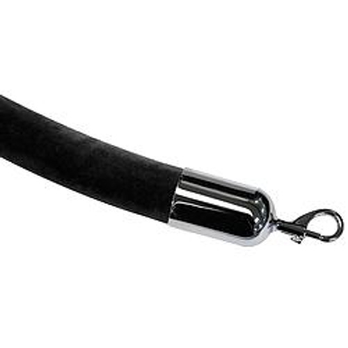 LAWRENCE METAL ROPE-VELR-33-06/0-2-SNAP-1P BLACK VELOUR ROPE 1-1/2 IN X 6 FT BLACK LAWRENCE METAL ROPE-VELR-33-06/0-2-SNAP-1P BLACK VELOUR ROPE 1-1/2 IN X 6 FT BLACK