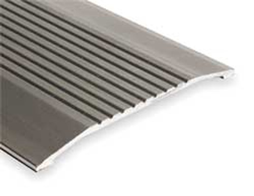 NATIONAL GUARD 427-4 SADDLE THRESHOLD,FLUTED TOP,4 FT.,ALUM