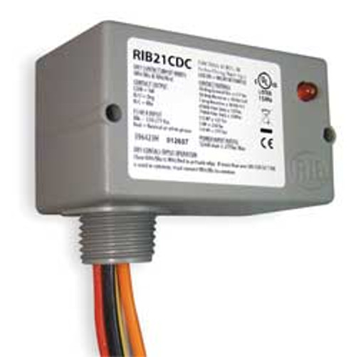 FUNCTIONAL DEVICES INC / RIB RIB21CDC ENCLOSED PRE-WIRED RELAY SPDT 10A@30VDC