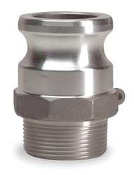 GRAINGER GLOBAL SOURCING 3LX08 CAM AND GROOVE ADAPTER,1",316 SS