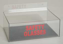 GRAINGER GLOBAL SOURCING 3TCA7 SAF GLSS HLDR TRAY CLR ACRYL WALL MTG