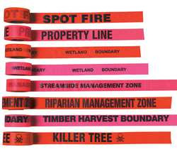 PRESCO PRODUCTS CO CUOGBK26-188 FLAGGING TAPE ORANGE GLO/BLACK 150 FT