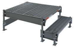 EGA PRODUCTS, INC. CW1-21-2-3 CUSTOM WK PLTFRM ADJSTBL HT STL 21 IN H