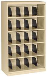 TENNSCO CORP FS350PY OPEN FIXED FILE PUTTY 5 SHELVES