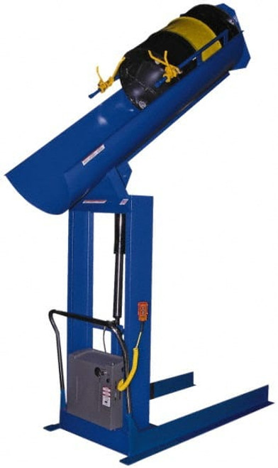 VESTIL HDD-36-10-S DRUM DUMPER,60 IN H,1000 LB.CAP