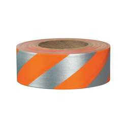 PRESCO PRODUCTS CO SOGREF-188 FLAGGING TAPE ORANGE GLO/SILVER 150 FT