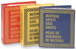 BRADY SPC ABSORBENTS BR371Y BINDER,11-5/8 IN. W,3-3/4 IN. D