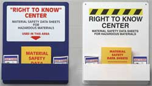 BRADY SPC ABSORBENTS RK373E RIGHT TO KNOW COMPLETE CENTER