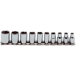 PROTO J47106 PROTO® 1/4" DRIVE 10 PIECE SOCKET SET - 