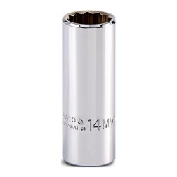 PROTO J5014M PROTO® 3/8" DRIVE DEEP SOCKET 14 MM - 12