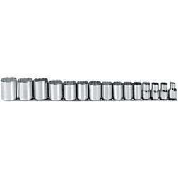 PROTO J54114 PROTO® 1/2" DRIVE 15 PIECE SOCKET SET - 