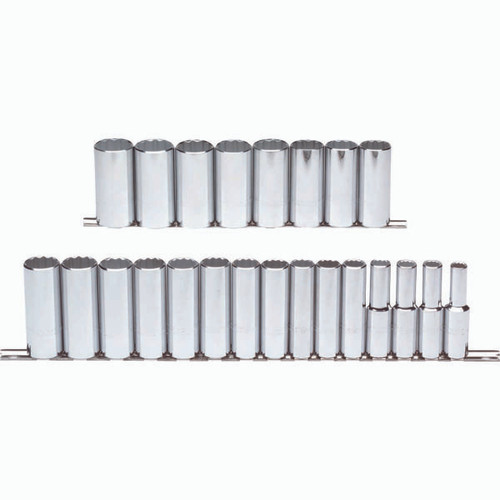 PROTO J54201 PROTO® 1/2" DRIVE 23 PIECE METRIC DEEP S