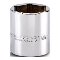 PROTO J5431MH PROTO® 1/2" DRIVE SOCKET 31 MM - 6 POINT