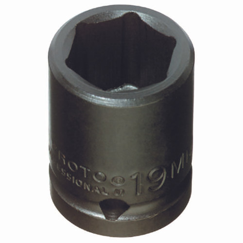 PROTO J7419M PROTO® 1/2" DRIVE IMPACT SOCKET 19 MM - 